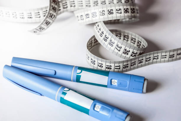 Ozempic Insulin injection pen or insulin cartridge pen for weight loss Medical equipment for diabetes parients.